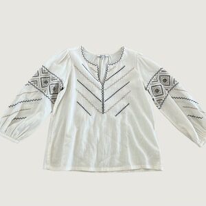 Madewell Embroidered Blouse